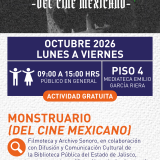 Cartel informativo mostrando un escenario donde hay 3 marionetas, las cuales son personajes del cuento de caperucita roja