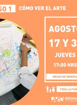 Cómo ver el arte Cartel informativo mostrando dibujos