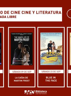 cartel informativo mostrando varias portadas de peliculas