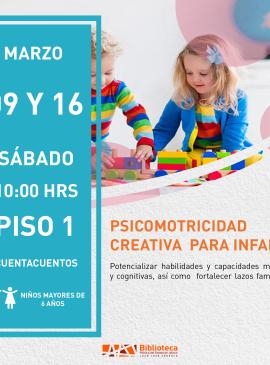 cartel informativo mostrando a dos niños jugando