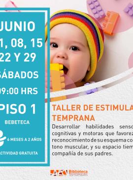 cartel informativo mostrando a un bebé sonriendo