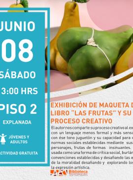 cartel informativo mostrando unas frutas