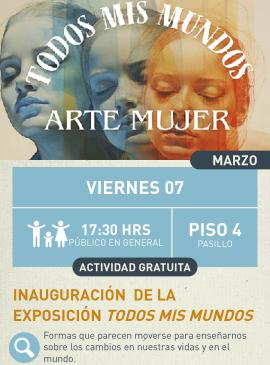 cartel informativo mostrando a dibujo de una mujer