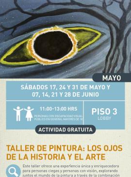 cartel informativo mostrando un dibujo de un planeta