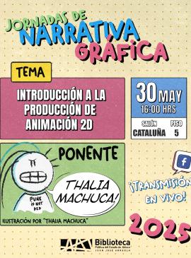 cartel informativo mostrando estilo comic un dibujo de una persona