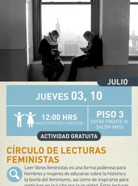 Cartel informativo mostrando a blanco y negro un par de personas sentados en la orilla de una ventana mirando sus celulares