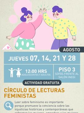 Cartel informativo mostrando un dibujo colorido de dos personas chochando sus palmas