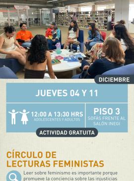 Cartel informativo mostrando un grupo de personas palticando 