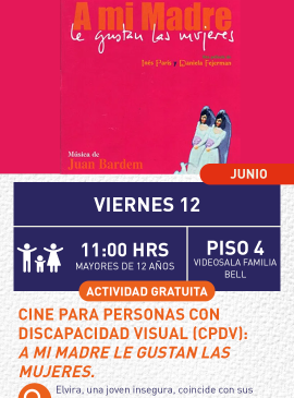 Cartel informativo mostrando el poster de la película 
