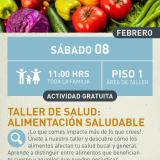 cartel informativo mostrando frutas y verduras