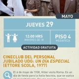 cartel informativo mostrando a un hombre con traje