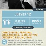 Cartel informativo mostrando una pareja de enamorados a blanco y negro