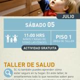 Cartel informativo mostrando un niño pequeño tratando de alcanzar una sarten de la estufa