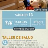 Cartel informativo mostrando a un niño tratando de alcanzar un sarten de una cocina