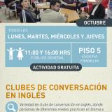 Cartel informativo mostrando a un grupo de personas en sentados en una junta 