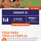 Cartel informativo mostrando el dibujo de una ardilla feliz