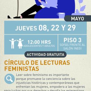cartel informativo mostrando un dibujo de una persona leyendo