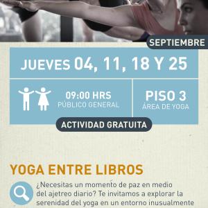 Cartel informativo mostrando un grupo de personas realizando ejercicios de estiramiento