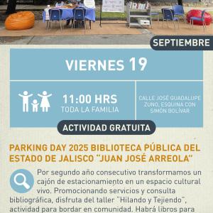 Cartel informativo mostrando utileria 