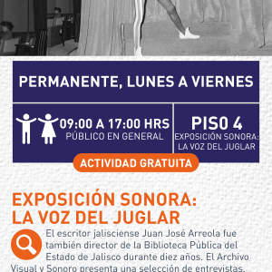 Cartel informativo mostrando una persona vestida de un persona de cuentos infantiles