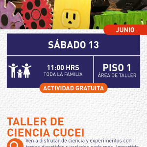 Cartel informativo mostrando varios objetos referentes a la tecnología de varios colores